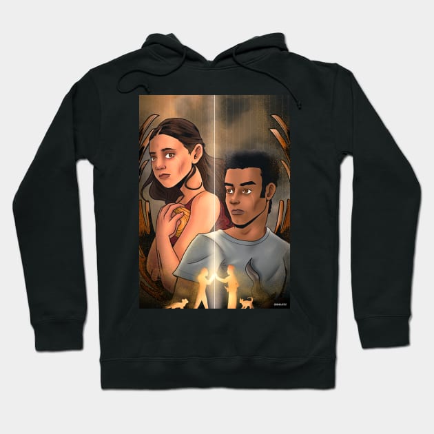 Lyra and Will - His Dark Materials Hoodie by Bruno.Artist 